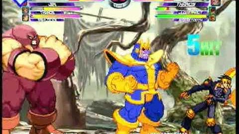 MvC2 Online (360): Brett (Psy/Tha/Jin) vs Josh 360 (Jug/Tha/Sab) 5 .:11.19.10:.