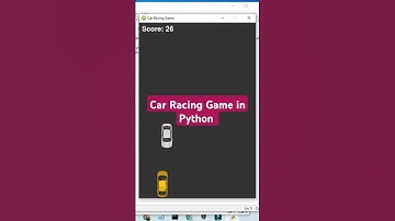 Car Racing Game in Python using Pygame | Python Game Development Tutorial #shortsyoutube