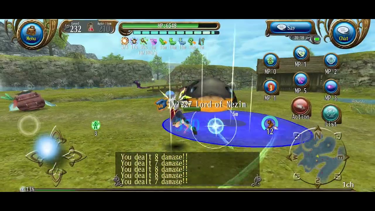 Lord of Nezim vs Magic Device - Toram Online 