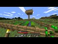 Survival day 3: Making farm and Tree House in Minecraft| Minecraft Gameplay