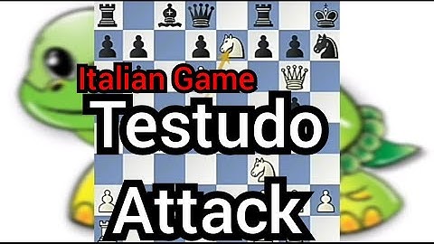 Chess trap: Italian Game Testudo Attack