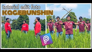 Tutorial edit foto KAGEBUNSHIN || PICSART screenshot 5