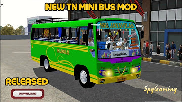 NEW TN MINI BUS MOD FOR BUSSID |BUSSID V3.7.1||SPG GAMING|
