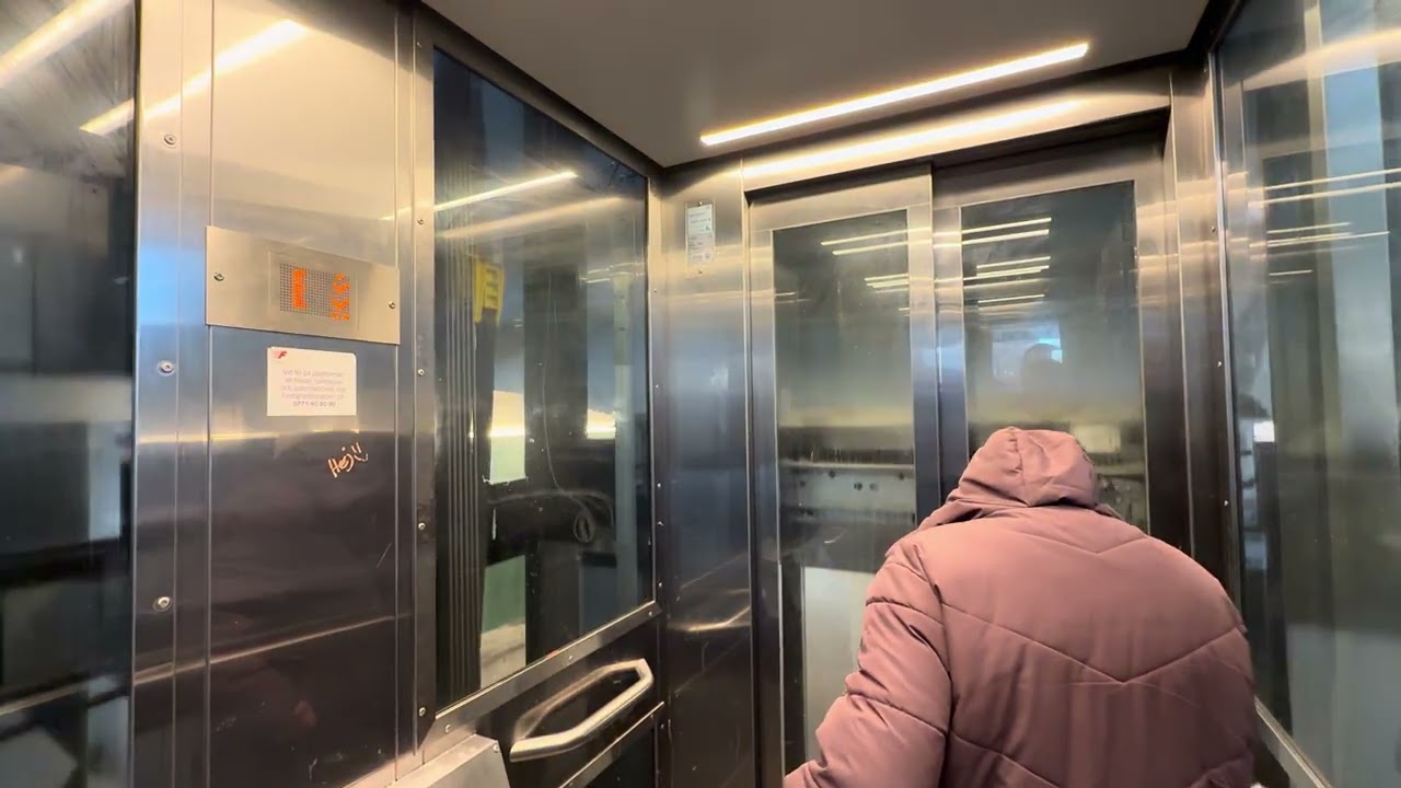 2017 KONE MonoSpace MRL Traction Elevator @ Gävle Centralstation, Gävle, Sweden.