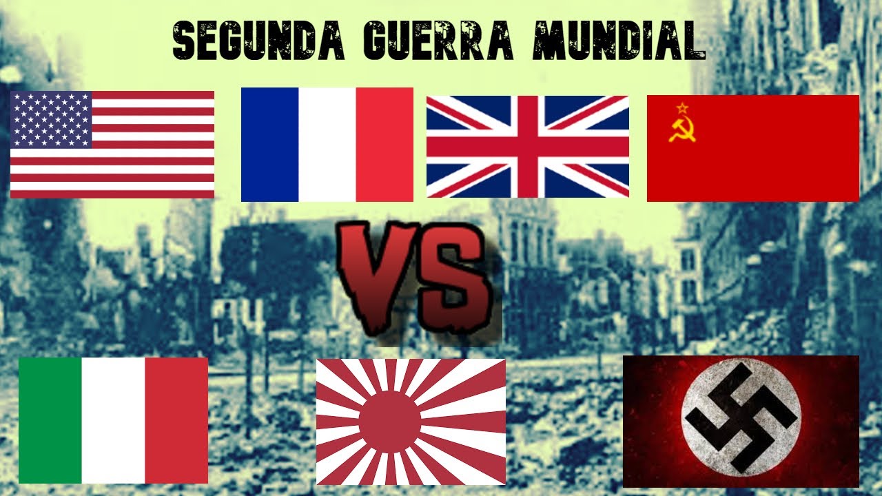 ¿Qué países del viejo mundo participaron en la Segunda guerra mundial
