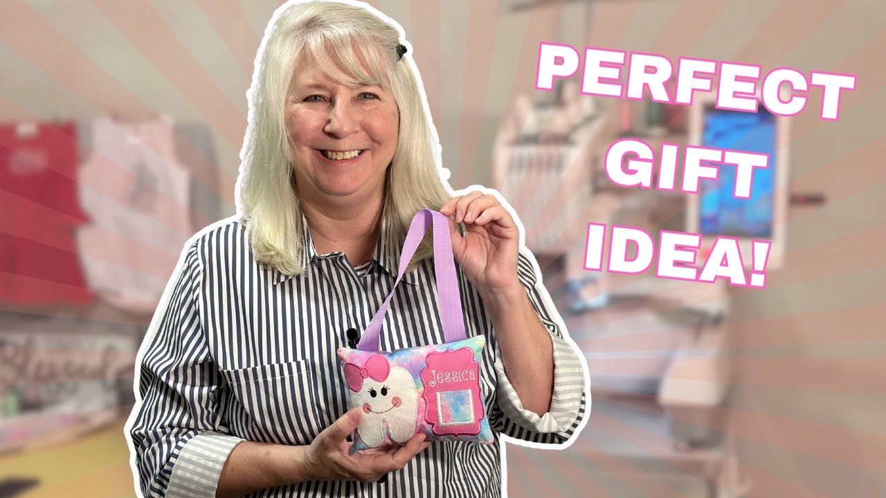 How to Make an In The Hoop Tooth Fairy Pillow Using an Embroidery Machine