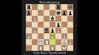 Jose Raul Capablanca vs Vera Menchik | Hastings, England (1929)