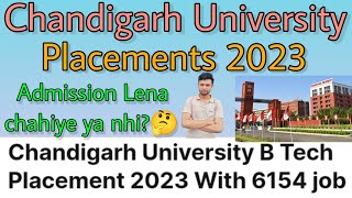 Chandigarh University Placements 2023?Highest job offers in india? Admission worth?Full Review?