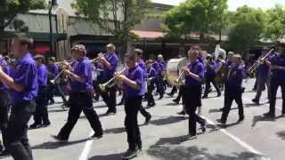 Petaluma Junior High School Band In Petalumas 2014 Butter U0026 Eggs Day Parade