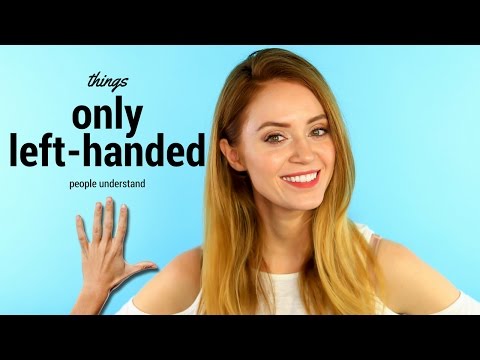 Video: How To Work With A Left-handed Person
