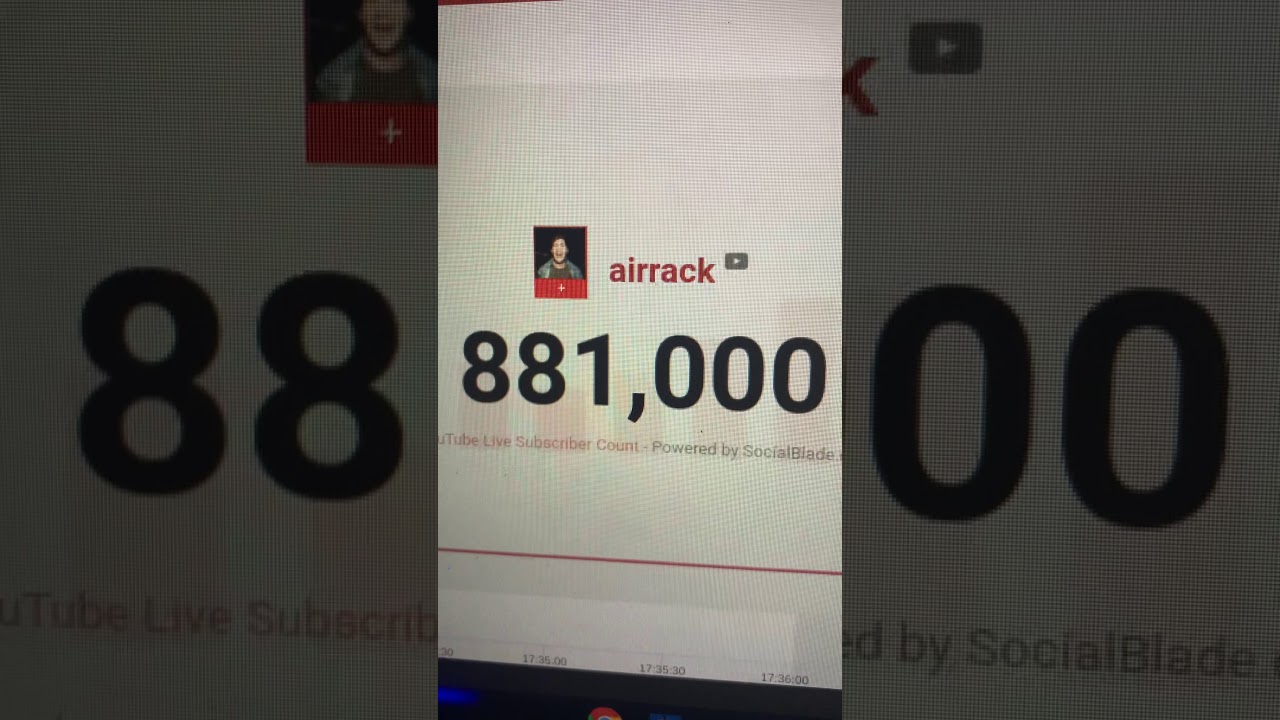 LIVE UPDATE TILL AIRRACK GETS TO 1 MIL SUBSCRIBERS