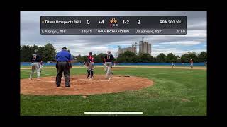 Luke Albright -  2 Way Hitting and Pitching Sequence at VA Baseball Tournaments.