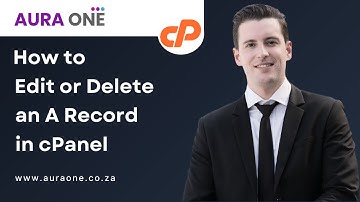 How to edit or delete a Record in cPanel using the DNS Zone Editor with Aura One