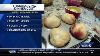 ABC PA: “Thanksgiving Dinner About 14% Higher,” Turkey Up 24%, Rolls Up 25%, & Cranberries Up 11%