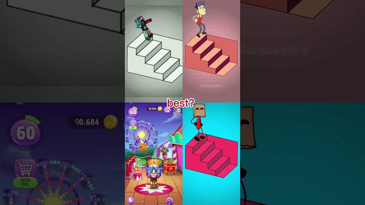 Stairs ILLUSION Minecraft Animation 