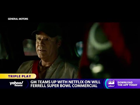 General motors partners with netflix on will ferrell super bowl commercial