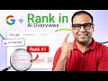 How to Rank in AI Overviews - Umar Tazkeer