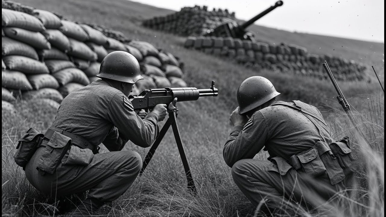 German Machine Gun Nest Laughed at GIs—Until a Single Bazooka Round Erased Them