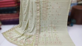Peach Marina Embroidered | Same Embroidered Shawl | New Arrivals | Winter Collection 2026