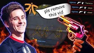 INSANE CROSS MAP Overpass WALLBANG! sgares R8 Revolver KING!! 1000 IQ Bomb BAIT! - Twitch Clips