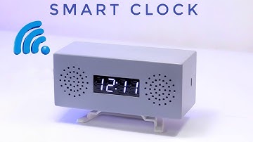 How to make smart led desk clock
