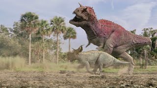 The Carnotaurus Attack (no background music) - Disney’s Dinosaur