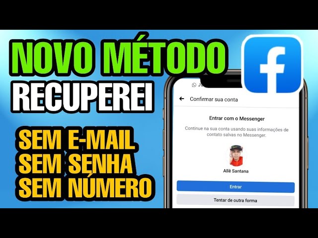 Como recuperar um Facebook antigo - 28/09/2021