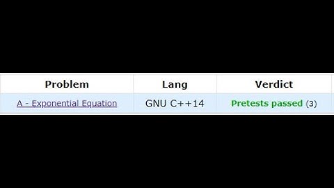 Exponential Equation Codeforces fuull solution in c++