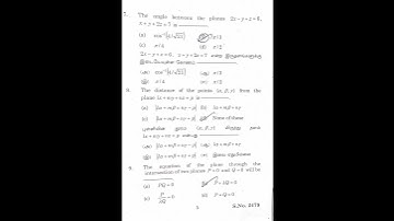 ANALYTICAL  GEOMETRY (2&3DIMENSION) (sem-2)