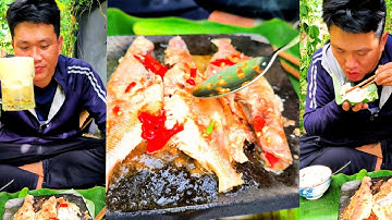 Cá biển nướng đá để ăn cơm ngon nhức cái nách| Ẩm thực bụi đời 