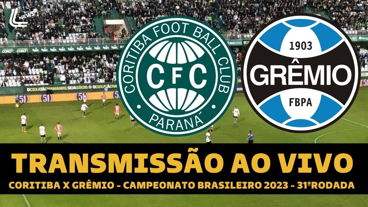 Grêmio x Coritiba - onde assistir ao vivo, horário do jogo e