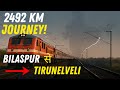 “Bilaspur से Tirunelveli Superfast Train 🚆 | 22619 | 2492 KM Route, Timetable & Stops”