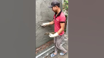 #snake Cách chát tường của bác thợ xây có tay nghề rất cao làm rất nhanh￼