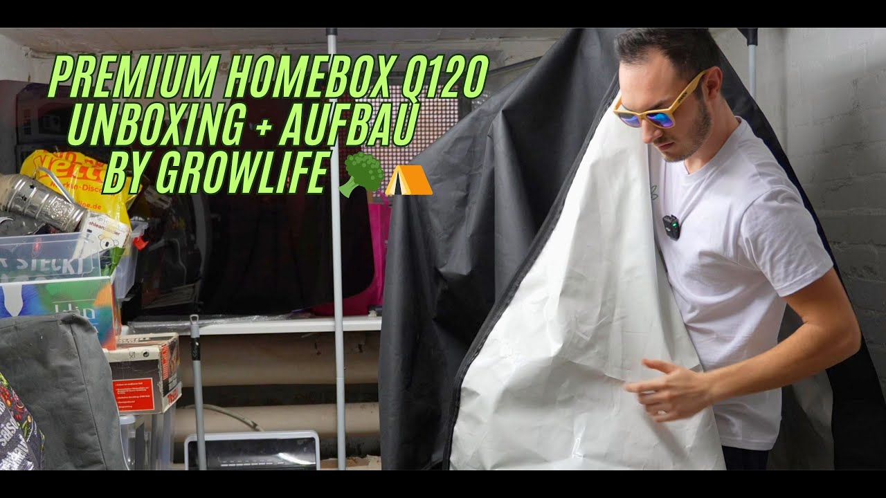 Premium Homebox Q120⛺  Unboxing + Aufbau I Vom Aufbau bis Ernte Teil 1