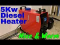 5kw Diesel Heater All-in-1 warmth for the workshop