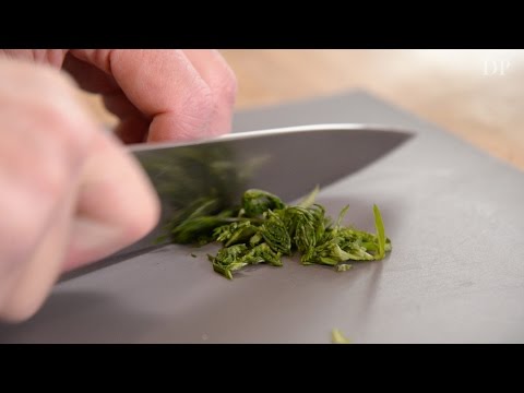 How to chiffonade greens or herbs