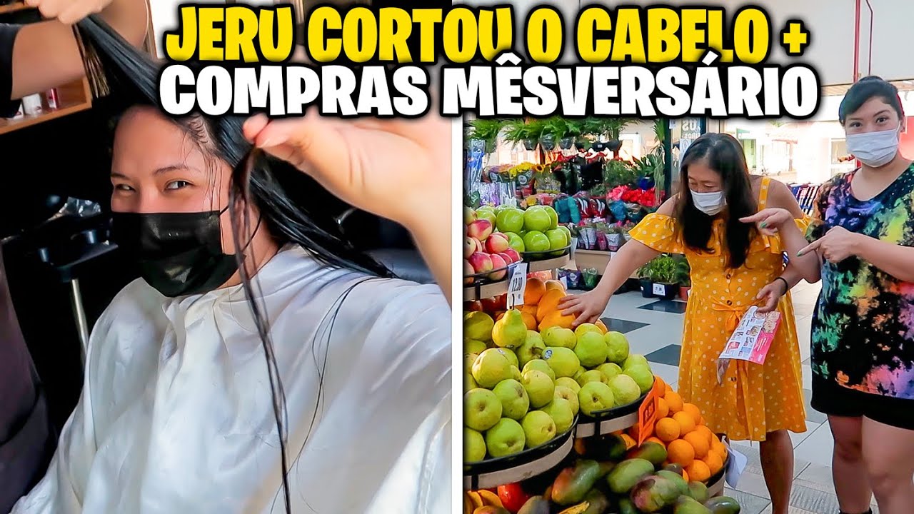 JERU CORTOU O CABELO + COMPRAS MÊSVERSÁRIO | Blog das irmãs