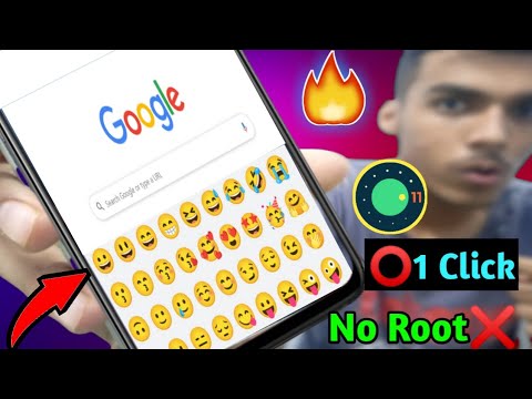 How to install Android 11 Emojis on Any Smartphone in 1 Click Without Root 🔥