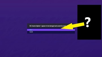 FIFA 21 - DLC Assets 1 appears to be damaged error.