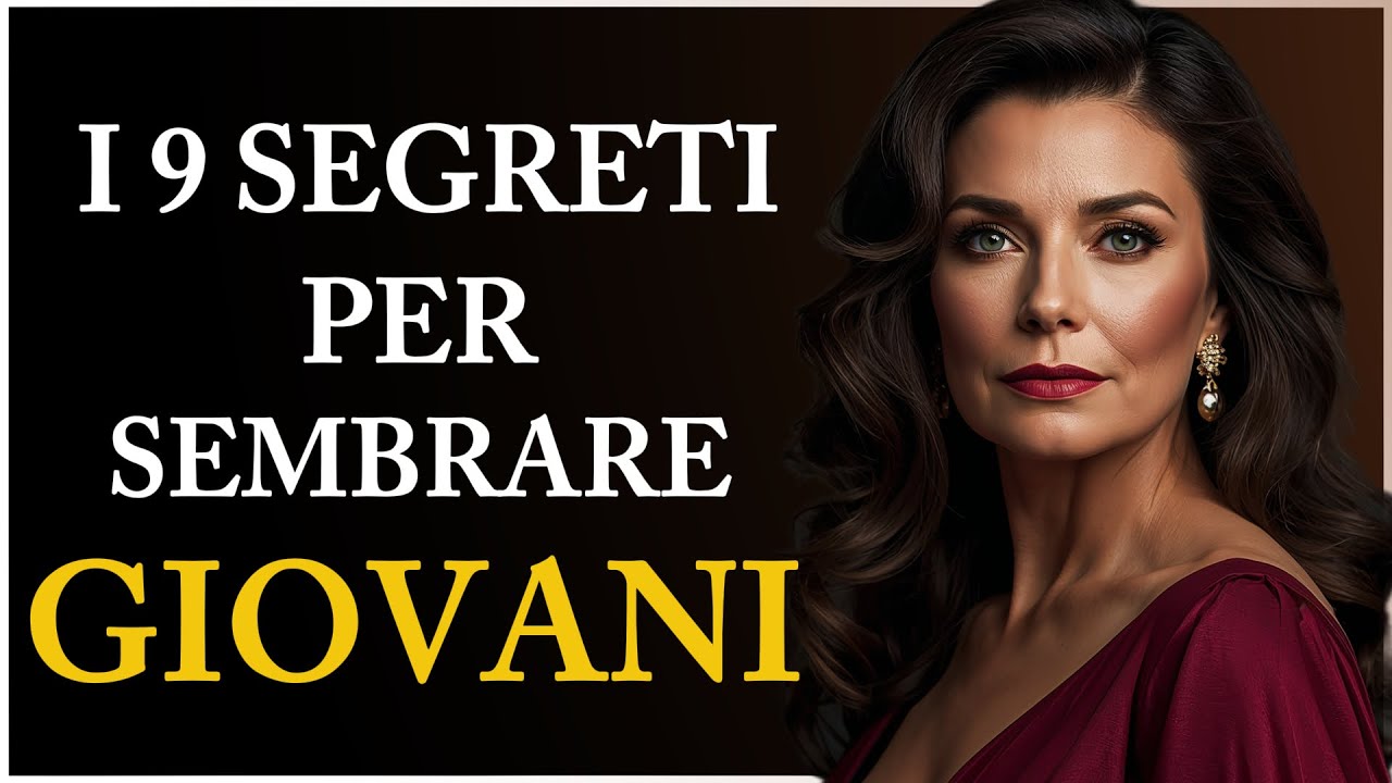 9 Segreti Di BELLEZZA Che Ti Fanno SEMBRARE Più GIOVANE