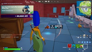 Fortnite - Use Zero Point Dash After Consuming Blinky Fish (Simpsons Kickstart Quests) Wealth