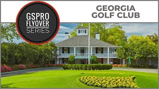 GSPro Course Flyover - Georgia Golf Club - Designed by TEKBUD