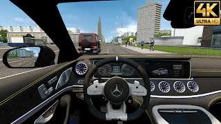 Mercedes-Benz GT63S AMG - City Car Driving - Logitech G29 - 4K screenshot 3