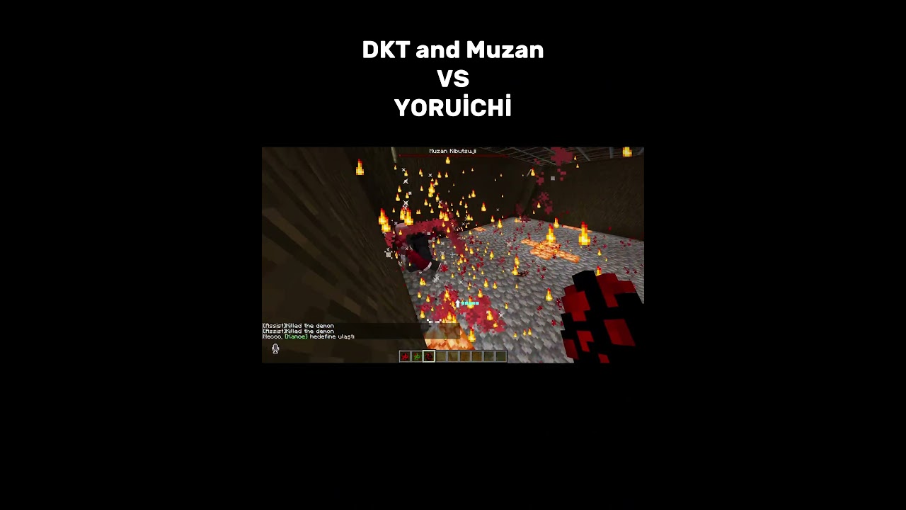 DKT and Muzan vs YORUİCHİ (Minecraft) 