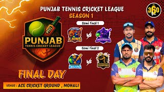 Final Day Punjab Tennis Cricket League - 2025 Season 1