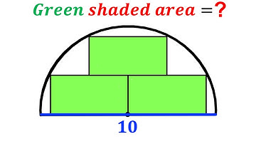 Can you find area of the green shaded region? | (Identical Rectangles) | #math #maths | #geometry