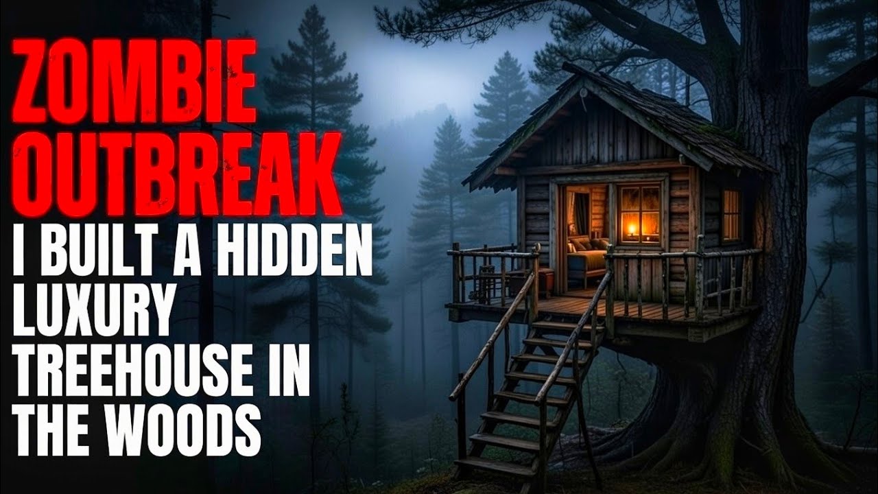 ZOMBIE OUTBREAK: I Built a Hidden Luxury Treehouse in the Woods Before the Zombie Apocalypse