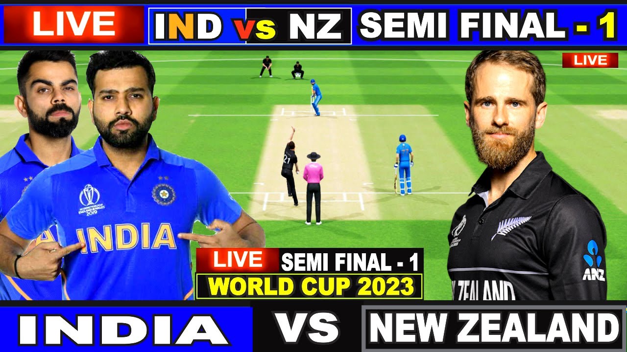 Live IND Vs NZ, ICC World Cup 2023 Live Match Centre India Vs New