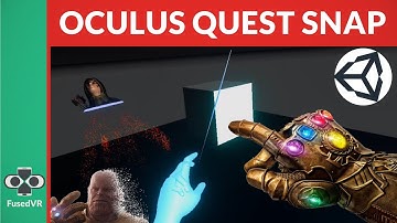 Thanos Snap on Oculus Quest! Unity VR Hand Tracking Sandbox Showcase