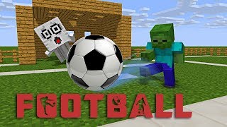 Monster School : FOOTBALL CHALLENGE (FUNNY)